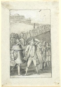 Illusztráció vázlat Johs. Ewald története "A boldogság temploma. Egy álom" összegyűjtött írásainak kiadásában alkotó: Nicolai Abildgaard