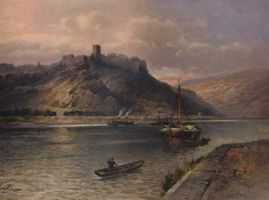 Ruine Rheinfels, Rheinfels Castle, 1923.