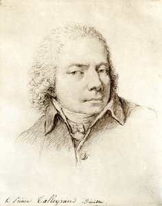 Charles Maurice de Talleyrand Perigord (vagy Talleyrand-Perigord) francia politikus portréja