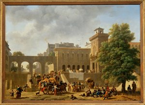 Egy katonai kórház külseje, más néven "A franciák Olaszországban", Salon 1804 ...