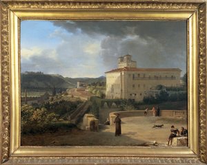 Kilátás a Villa Medicire alkotó: Nicolas Antoine Taunay