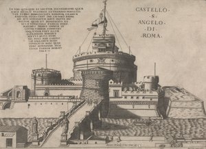 Római S. Angelo kastélya alkotó: Nicolas Beatrizet