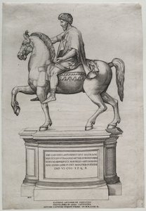 Marcus Aurelius lovas szobra alkotó: Nicolas Beatrizet