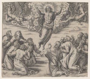 A színeváltozás, Rafael után, 1541., 1541.