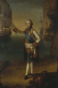 Pavel Petrovich nagyherceg 1754-1801 portréja admirális egyenruhában, 1769