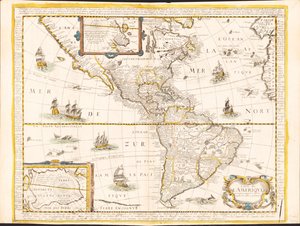 Térkép Amerika - javított, és növelte, mindenekelőtt cy devant. LOC 2008622045 alkotó: Nicolas Berey
