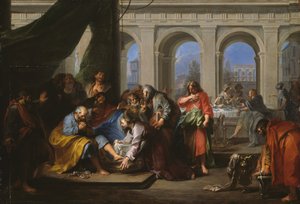 Krisztus, aki megmossa tanítványai lábát, 172030.