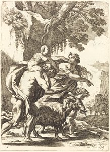 Faun és Bacchante gyermekkel alkotó: Nicolas Chapron