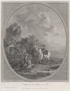 Visszatérés a vadvadászatból, 1786., 1786. alkotó: Nicolas Colibert