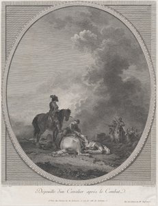 Egy katona teteme harc után, 1781., 1781. alkotó: Nicolas Colibert