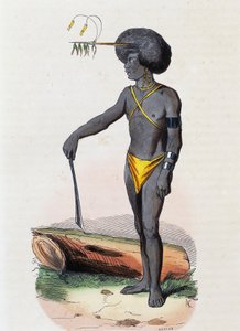 Pápuák Porto Doryból (Új-Guinea)