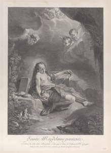 A bűnbánó Mária Magdolna, kb. 1729. alkotó: Nicolas Dauphin de Beauvais