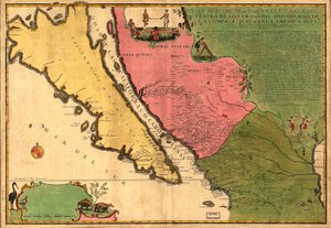 La Californie ou Nouvelle Caroline - a művek színháza, A Compa. e Jesus apostoli művei Amerikában Septe. LOC 98687119