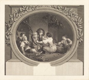 Az oktatás minden alkotó: Nicolas Delaunay after Jean Honoré Fragonard