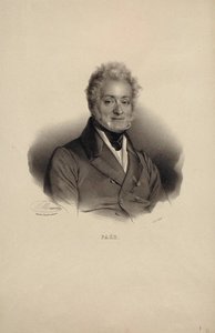 Ferdinando Paer zeneszerző portréja 1771-1839.