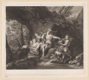 Diana fürdője alkotó: Nicolas Gabriel Dupuis (attributed to)