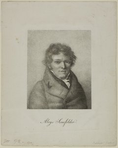 Alois Senefelder portréja alkotó: Nicolas Henri Jacob