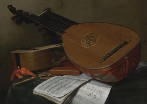 Csendélet lanttal és gitárral