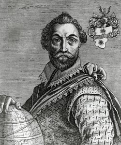 Francis Drake (1540-1596) portréja alkotó: Nicolas II de Larmessin