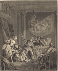 A szerencse felé vezető út alkotó: Nicolas Joseph Voyez after Pierre Antoine Baudouin