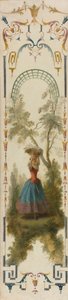 Kertészet, 1723-27 körül (olaj, vászon) alkotó: Nicolas Lancret