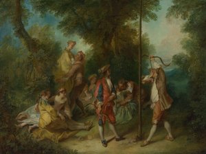 Az ember négy kora: Érettség, 1735 körül alkotó: Nicolas Lancret