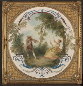 A hinta, 1724 körül (olaj, vászon) alkotó: Nicolas Lancret