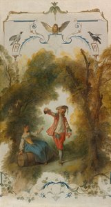 A szőlőhegy, c. 1723-1727. alkotó: Nicolas Lancret