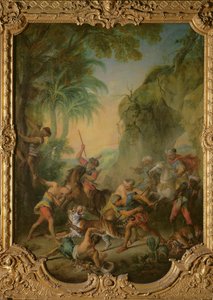 Tigrisvadászat, 1736 alkotó: Nicolas Lancret