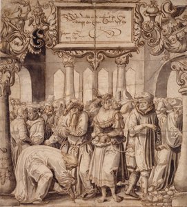 A házasságtörésben elkövetett nő, 16. század eleje alkotó: Nicolas Manuel Deutsch