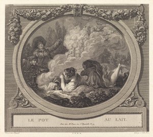 A tejeskancsó alkotó: Nicolas Ponce after Jean Honoré Fragonard