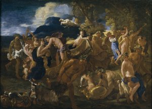 Bacchanal, 1625-1626 alkotó: Nicolas Poussin