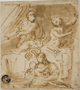 Sándor születése alkotó: Nicolas Poussin
