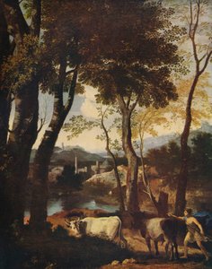 Táj, c1630 alkotó: Nicolas Poussin