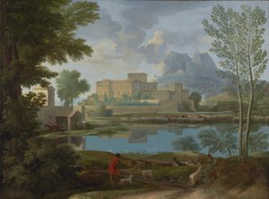 Nyugodt táj (Un Tem[p]s calme et serein) alkotó: Nicolas Poussin