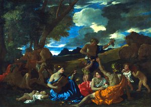 Le Grand Bacchanal, 1627-1628 alkotó: Nicolas Poussin