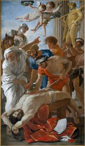 Szent Erasmus mártíromsága alkotó: Nicolas Poussin