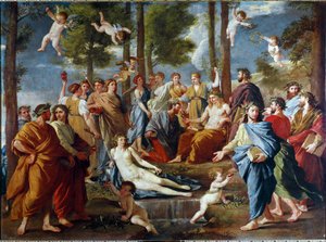Parnasszus alkotó: Nicolas Poussin