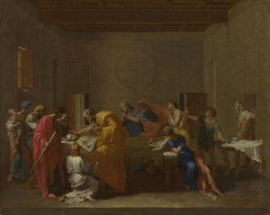 Seven Sacraments: Extreme Unction, kb. 1637-1640 alkotó: Nicolas Poussin