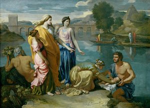 Mózes megtalálása alkotó: Nicolas Poussin