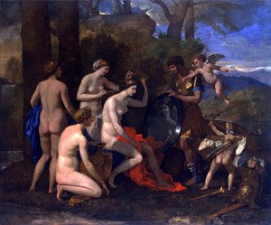 Vénusz és Mars alkotó: Nicolas Poussin