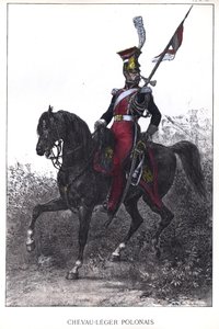 A császári gárda lengyel lándzsája alkotó: Nicolas Toussaint Charlet
