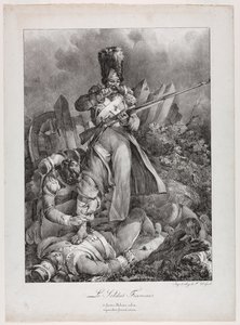 A francia katona A francia katona, 1818. alkotó: Nicolas Toussaint Charlet
