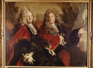 Az 1702-ben megválasztott Alderman Hugues Desnots és Alderman Bouhet portréja alkotó: Nicolas de Largillière