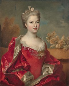 Louise de Rohan montbazoni hercegnő portréja 1704-1780, 1725-1730.