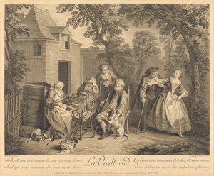 Öreg kor alkotó: Nicolas de Larmessin IV after Nicolas Lancret
