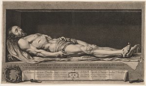Krisztus teste a sírban alkotó: Nicolas de Platte Montagne