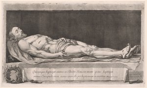 A halott Krisztus a sírban fekszik alkotó: Nicolas de Plattemontagne