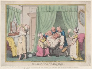 Falstaff nászéjszakája, 1807. október, 1807. október. alkotó: Nicolaus Heideloff