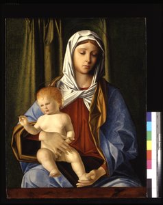 Madonna és gyermek (tempera és olaj, fa)